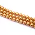 Shell pearl (aranybarna) golyós szál, 6 mm, kb. 38 cm