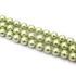 Shell pearl (világoszöld) golyós szál, 6 mm, kb. 38 cm