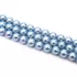 Shell pearl (világoskék) golyós szál, 6 mm, kb. 38 cm