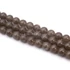Jáde golyós szál, szürke, színezett, 6 mm, kb. 38 cm