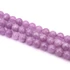 Jáde (pasztel lila) festett golyós szál, 6 mm, kb. 38 cm