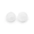 Hegyikristály cabochon kő, kerek, 8 mm, 2 db