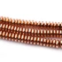 Hematit (rosegold) button szál