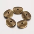 Tallér köztes dísz, bronz szín, 9 mm, 20 db