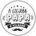 Kísérő kártya, a legjobb papa, 8,5 cm